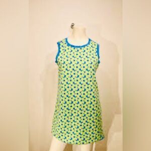 Floral Sleeveless Top - Blue and Green ESP Size S